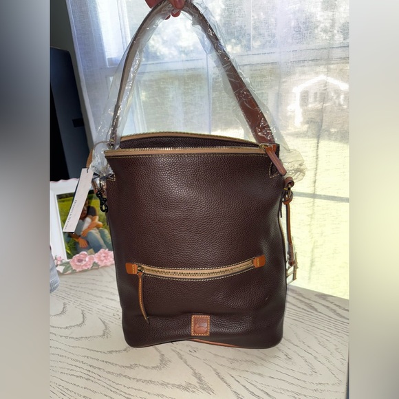 Brown Leather Dooney Bourke Bag. Never Used.